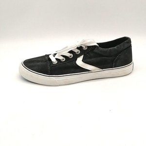 Blowfish Malibu Womens Lace Up‎ Sneaker Faded Black Canvas Low Top Flat Heel 8